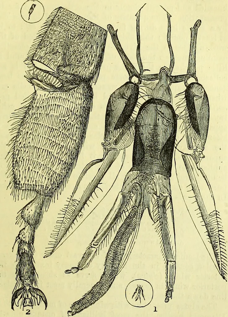 An illustration from The microscope : its history, construction, and application, being a familiar introduction to the use of the instrument, and the study of microscopical science / by Jabez Hogg ; with upwards of five hundred engravings, and coloured illustrations by Tuffen West., 1883, leaf 661