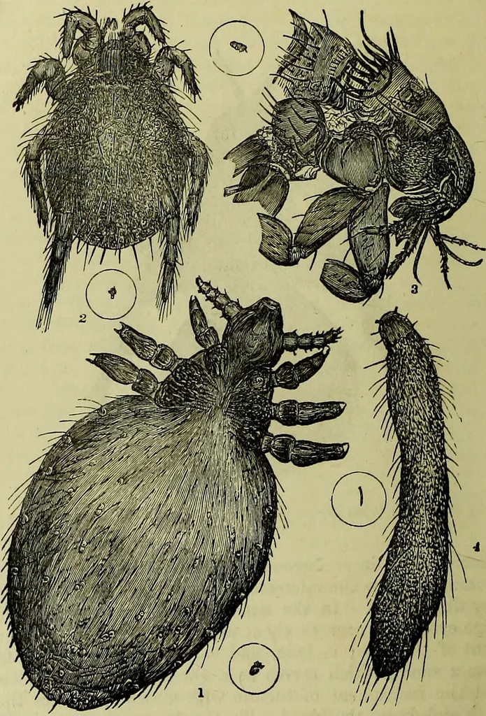 An illustration from The microscope : its history, construction, and application, being a familiar introduction to the use of the instrument, and the study of microscopical science / by Jabez Hogg ; with upwards of five hundred engravings, and coloured illustrations by Tuffen West., 1883, leaf 672