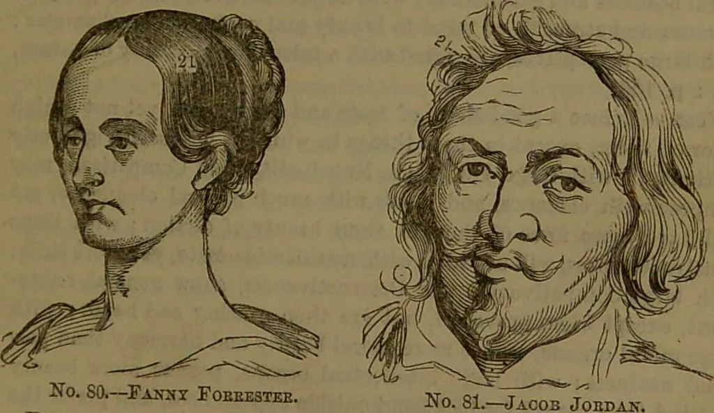 An illustration from New illustrated self-instructor in phrenology and physiology : with over one hundred engravings, together with the chart and character of ... as marked by ... / by O.S. and L.N. Fowler., 1852, leaf 135