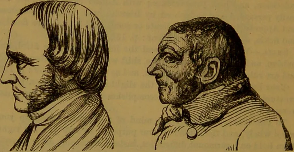 An illustration from New illustrated self-instructor in phrenology and physiology : with over one hundred engravings, together with the chart and character of ... as marked by ... / by O.S. and L.N. Fowler., 1864, leaf 120