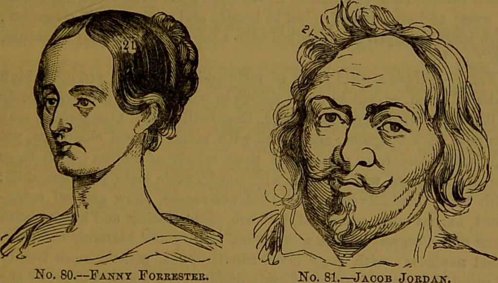 An illustration from New illustrated self-instructor in phrenology and physiology : with over one hundred engravings, together with the chart and character of ... as marked by ... / by O.S. and L.N. Fowler., 1864, leaf 135