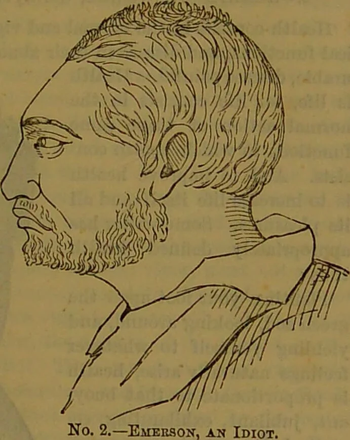 An illustration from New illustrated self-instructor in phrenology and physiology : with over one hundred engravings, together with the chart and character of ... as marked by ... / by O.S. and L.N. Fowler., 1864, leaf 17