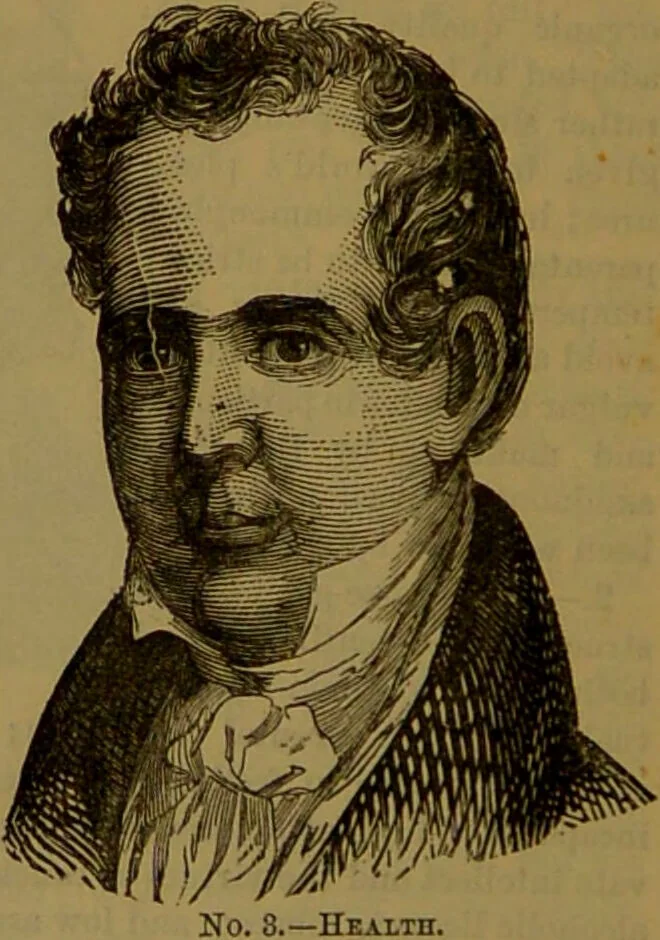 An illustration from New illustrated self-instructor in phrenology and physiology : with over one hundred engravings, together with the chart and character of ... as marked by ... / by O.S. and L.N. Fowler., 1864, leaf 18