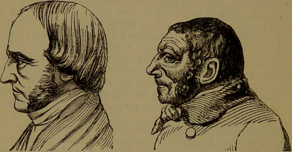 An illustration from New illustrated self-instructor in phrenology and physiology : with over one hundred engravings, together with the chart and character of ... as marked by ... / by O.S. and L.N. Fowler., 1872, leaf 120
