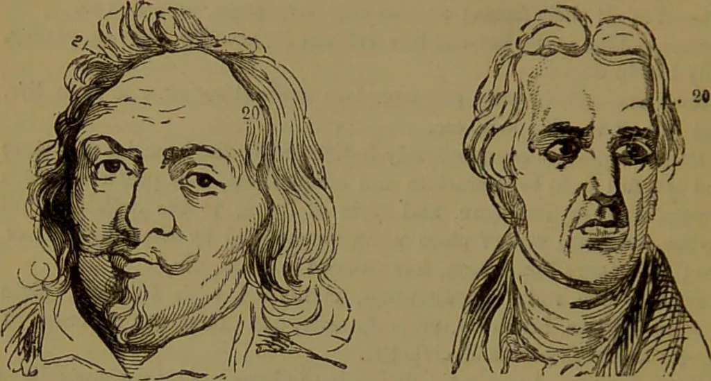 An illustration from New illustrated self-instructor in phrenology and physiology : with over one hundred engravings, together with the chart and character of ... as marked by ... / by O.S. and L.N. Fowler., 1872, leaf 134