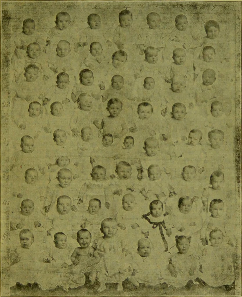 An illustration from How to study strangers by temperament, face and head : A sequel to "Heads and faces" / by Nelson Sizer., 1895, leaf 269