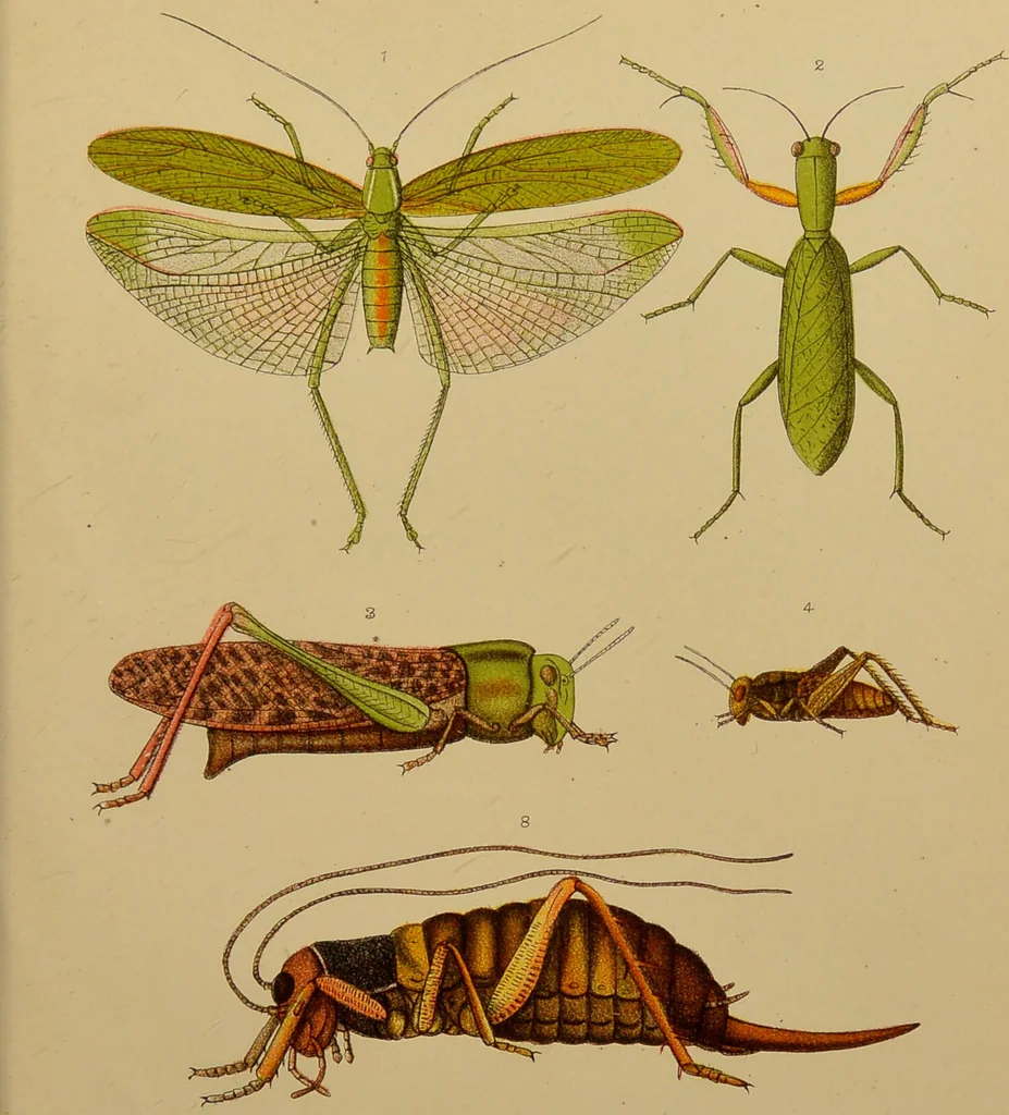 An illustration from An elementary manual of New Zealand entomology : being an introduction to the study of our native insects / With 21 coloured plates. By G.V. Hudson., 1892, leaf 209
