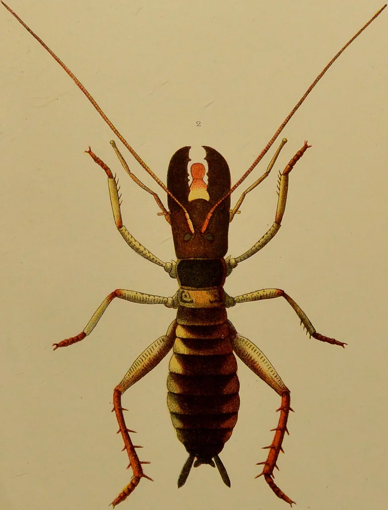 An illustration from An elementary manual of New Zealand entomology : being an introduction to the study of our native insects / With 21 coloured plates. By G.V. Hudson., 1892, leaf 213
