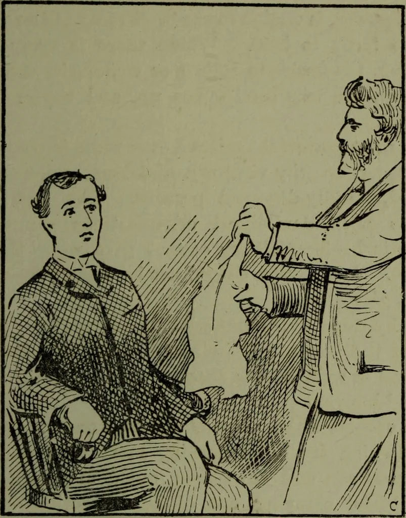 An illustration from How to mesmerise : a manual of instruction in the history, mysteries, modes of procedure, and arts of mesmerism, or, animal magnetism, hypnotism, clairvoyance, thought reading, and mesmeric entertainments / by James Coates., 1890, leaf 79