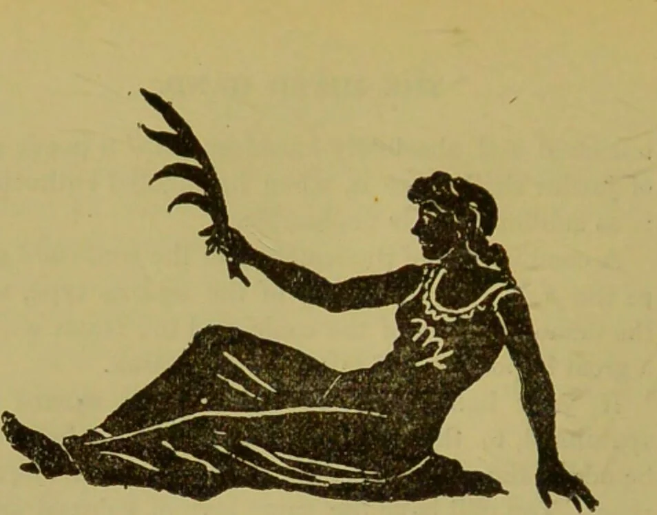 An illustration from A manual of cheirosophy : being a complete practical handbook of the twin sciences of cheirognomy and cheiromancy, by means whereof the past, the present, and the future may be read in the formations of the hands ; preceded by an introductory argument upon the science of cheirosophy and its claims to rank as a physical science / by Ed. Heron-Allen ... with full-page and other illustrations by Rosamund Brunel Horsley., 1892, leaf 182