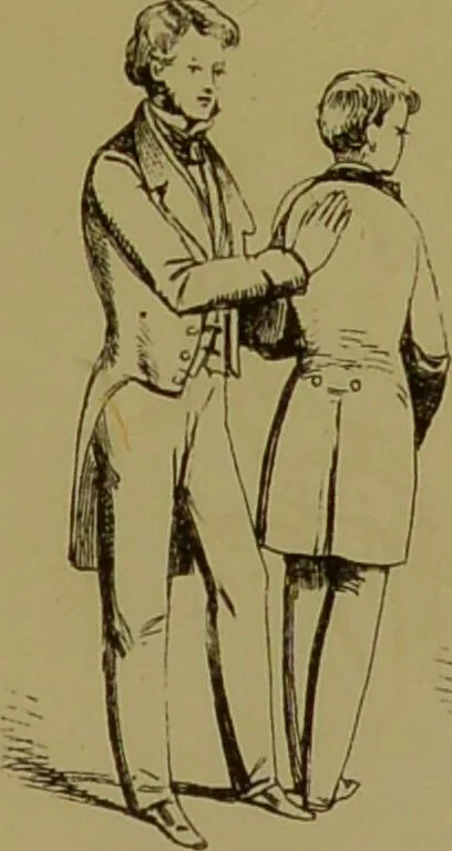 An illustration from The illustrated practical mesmerist : curative and scientific / by William Davey., 1889, leaf 31