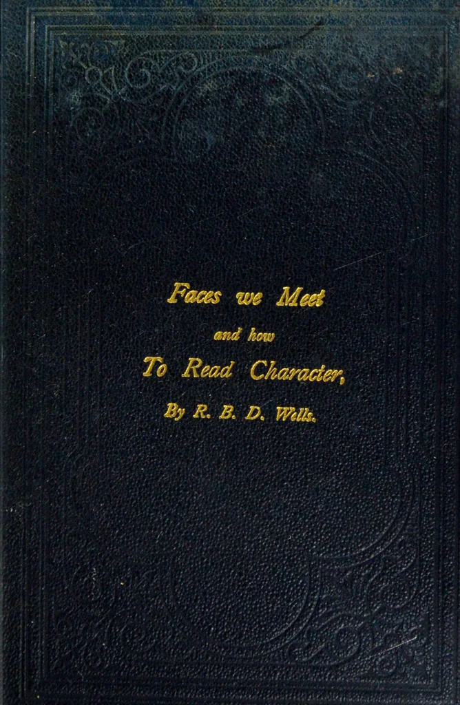 An illustration from Faces we meet, and, how to read them / by R.B.D. Wells., 1880, leaf 1
