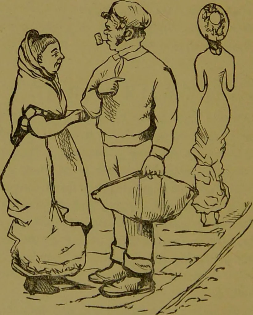 An illustration from Faces we meet, and, how to read them / by R.B.D. Wells., 1880, leaf 140