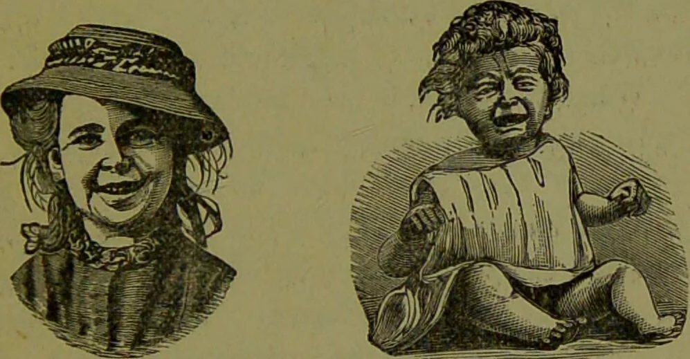 An illustration from Faces we meet, and, how to read them / by R.B.D. Wells., 1880, leaf 157