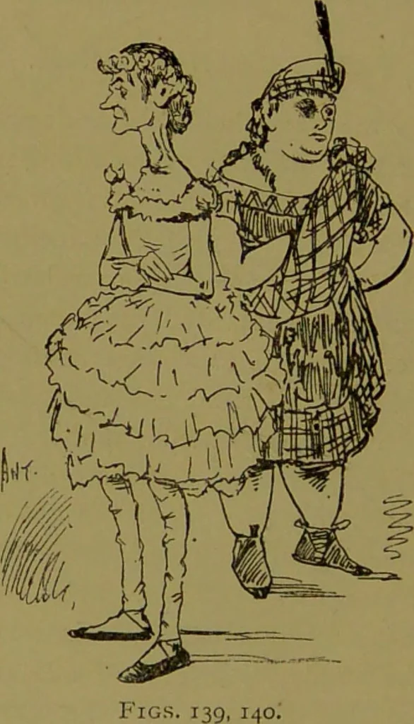 An illustration from Faces we meet, and, how to read them / by R.B.D. Wells., 1880, leaf 208