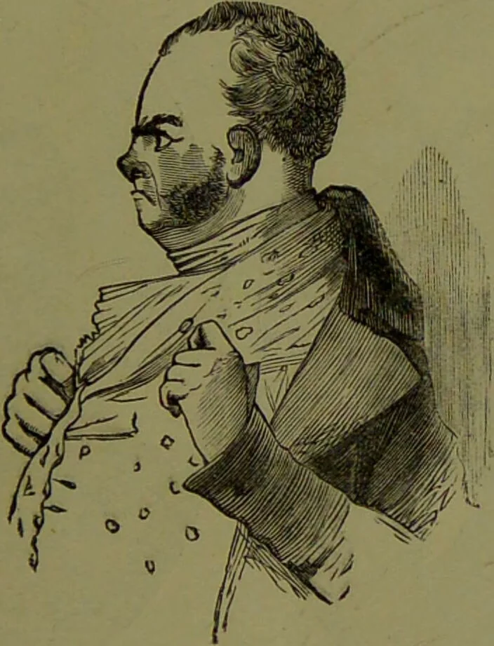 An illustration from Faces we meet, and, how to read them / by R.B.D. Wells., 1880, leaf 217