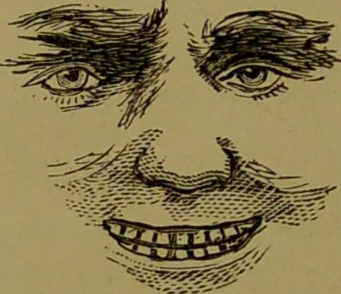 An illustration from Faces we meet, and, how to read them / by R.B.D. Wells., 1880, leaf 82