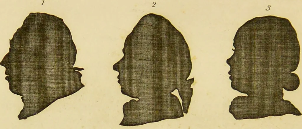 An illustration from Essays on physiognomy : designed to promote the knowledge and the love of mankind / written in the German language by John Caspar Lavater ; and translated into English by Thomas Holcroft ; to which are added one hundred physiognomonical rules, a posthumous work by Mr. Lavater and Memoirs of the life of the author., 1855, leaf 686