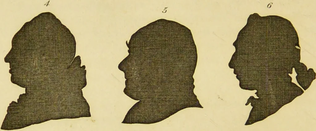 An illustration from Essays on physiognomy : designed to promote the knowledge and the love of mankind / written in the German language by John Caspar Lavater ; and translated into English by Thomas Holcroft ; to which are added one hundred physiognomonical rules, a posthumous work by Mr. Lavater and Memoirs of the life of the author., 1855, leaf 686