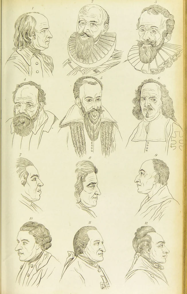 An illustration from Essays on physiognomy : designed to promote the knowledge and the love of mankind / written in the German language by John Caspar Lavater ; and translated into English by Thomas Holcroft ; to which are added one hundred physiognomonical rules, a posthumous work by Mr. Lavater and Memoirs of the life of the author., 1855, leaf 691