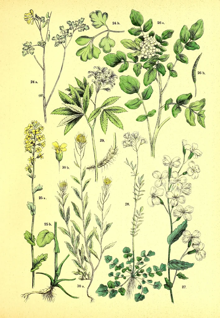 An illustration from Flore pittoresque de la France : anatomie, physiologie, classification, description des plantes indigènes et cultivées au point de vue de l'agriculture, de l'horticulture et de la sylviculture / publiée sous la direction de J. Rothschild., 1885, leaf 123