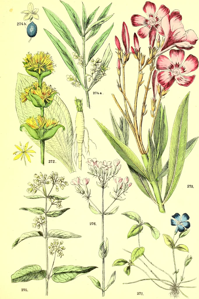 An illustration from Flore pittoresque de la France : anatomie, physiologie, classification, description des plantes indigènes et cultivées au point de vue de l'agriculture, de l'horticulture et de la sylviculture / publiée sous la direction de J. Rothschild., 1885, leaf 314