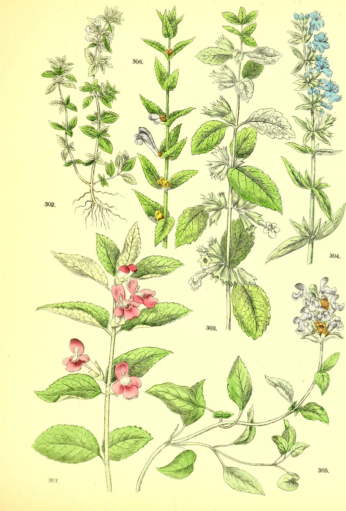 An illustration from Flore pittoresque de la France : anatomie, physiologie, classification, description des plantes indigènes et cultivées au point de vue de l'agriculture, de l'horticulture et de la sylviculture / publiée sous la direction de J. Rothschild., 1885, leaf 334