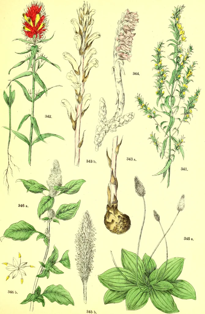 An illustration from Flore pittoresque de la France : anatomie, physiologie, classification, description des plantes indigènes et cultivées au point de vue de l'agriculture, de l'horticulture et de la sylviculture / publiée sous la direction de J. Rothschild., 1885, leaf 363