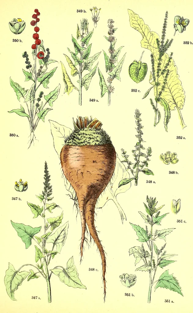 An illustration from Flore pittoresque de la France : anatomie, physiologie, classification, description des plantes indigènes et cultivées au point de vue de l'agriculture, de l'horticulture et de la sylviculture / publiée sous la direction de J. Rothschild., 1885, leaf 368