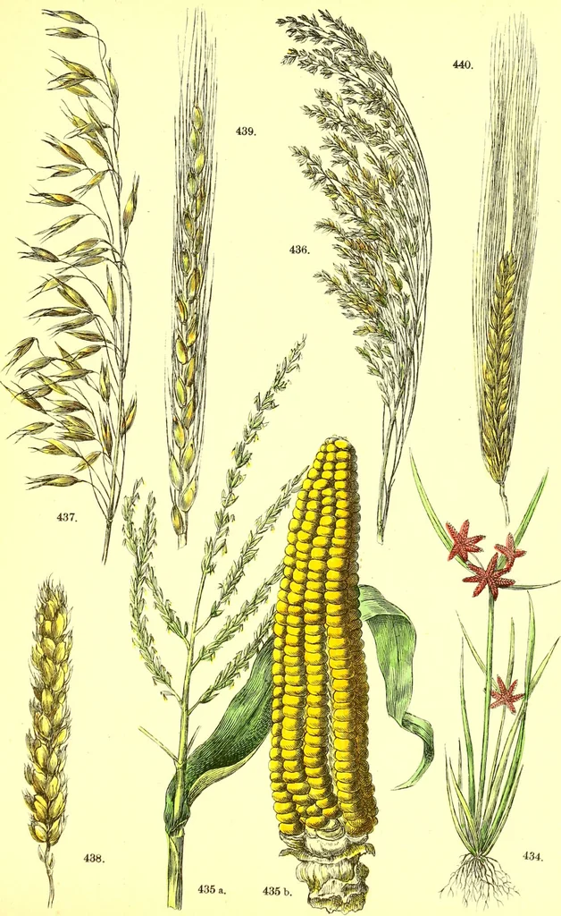 An illustration from Flore pittoresque de la France : anatomie, physiologie, classification, description des plantes indigènes et cultivées au point de vue de l'agriculture, de l'horticulture et de la sylviculture / publiée sous la direction de J. Rothschild., 1885, leaf 436