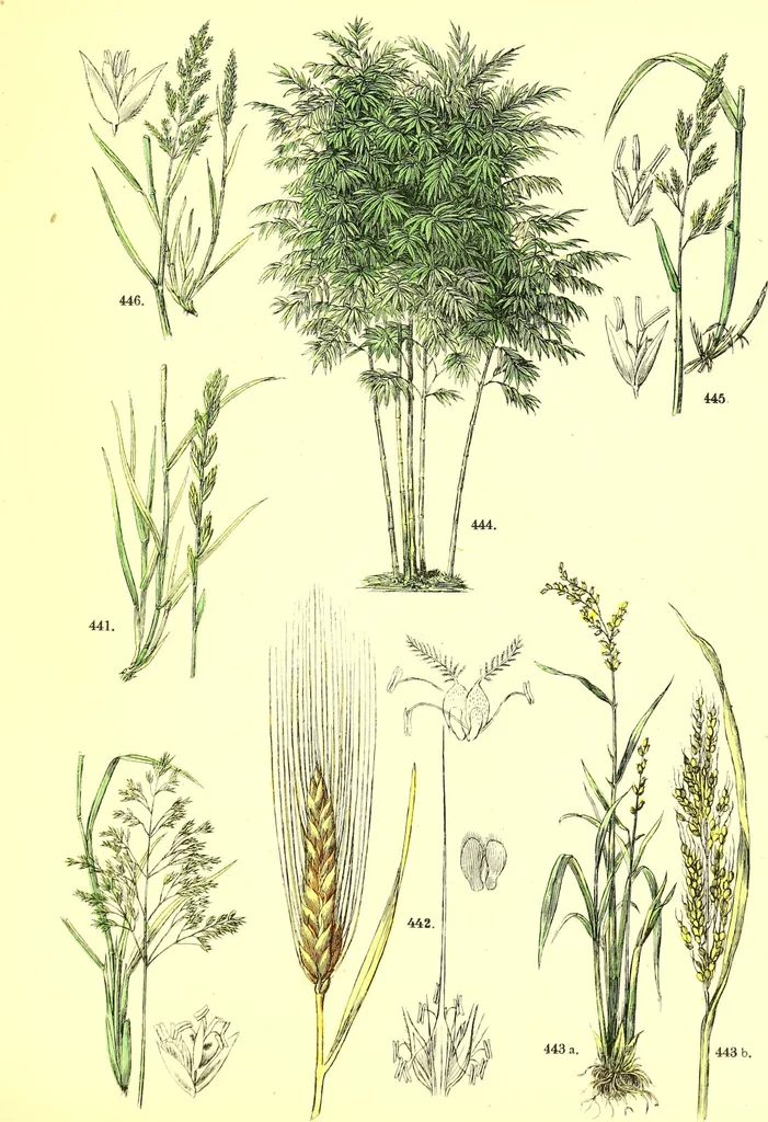 An illustration from Flore pittoresque de la France : anatomie, physiologie, classification, description des plantes indigènes et cultivées au point de vue de l'agriculture, de l'horticulture et de la sylviculture / publiée sous la direction de J. Rothschild., 1885, leaf 440