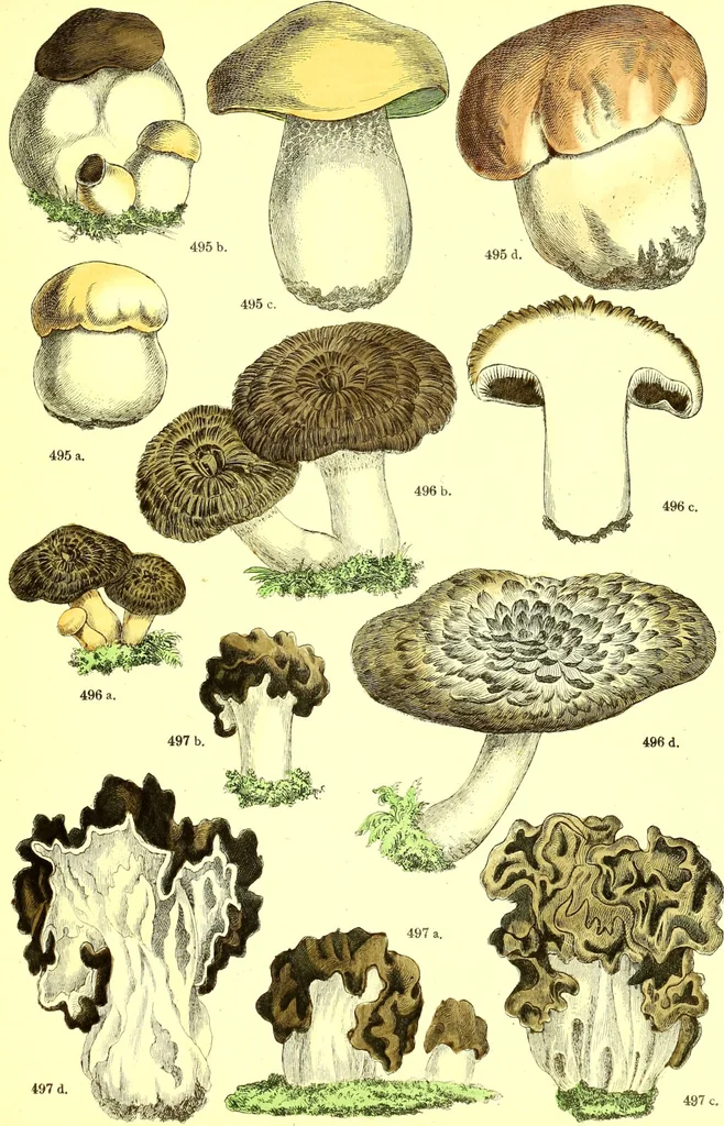 An illustration from Flore pittoresque de la France : anatomie, physiologie, classification, description des plantes indigènes et cultivées au point de vue de l'agriculture, de l'horticulture et de la sylviculture / publiée sous la direction de J. Rothschild., 1885, leaf 482