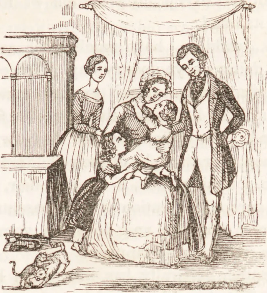 An illustration from Familiar lessons on physiology and phrenology : for children and youth in two volumes / by L.N. Fowler., 1860, leaf 133