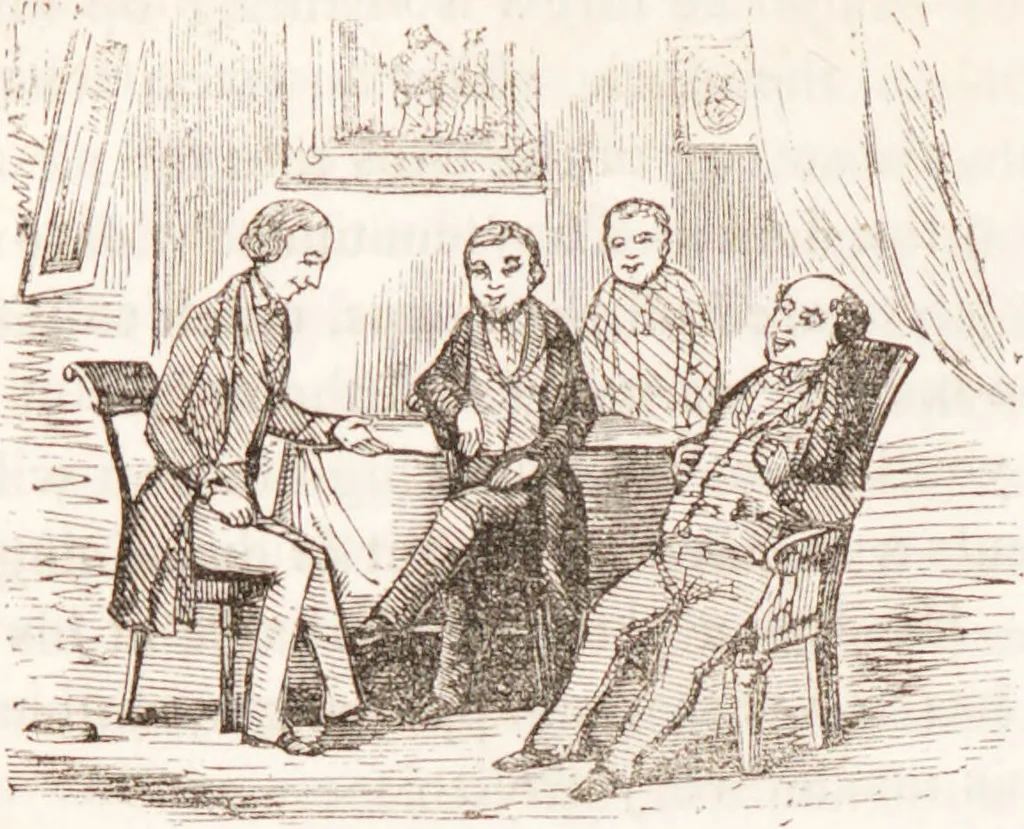 An illustration from Familiar lessons on physiology and phrenology : for children and youth in two volumes / by L.N. Fowler., 1860, leaf 234