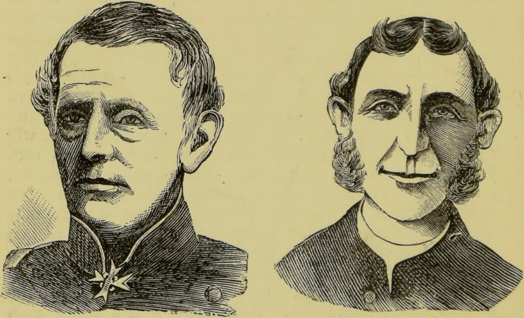An illustration from The modern self-instructor in phrenology, physiology & physiognomy, or, The people's hand-book of human nature : containing a view of the moral and theological bearing of the science of phrenology / by Gustavus Cohen., 1889, leaf 100