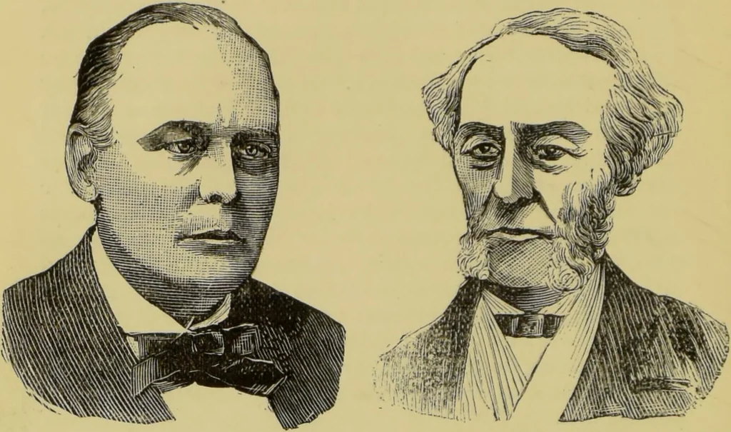 An illustration from The modern self-instructor in phrenology, physiology & physiognomy, or, The people's hand-book of human nature : containing a view of the moral and theological bearing of the science of phrenology / by Gustavus Cohen., 1889, leaf 104