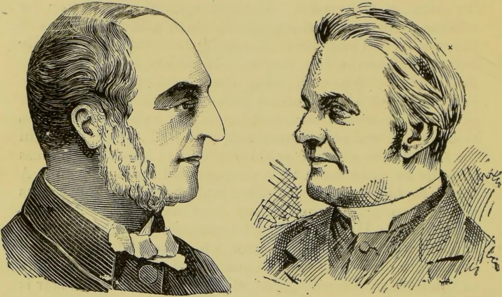 An illustration from The modern self-instructor in phrenology, physiology & physiognomy, or, The people's hand-book of human nature : containing a view of the moral and theological bearing of the science of phrenology / by Gustavus Cohen., 1889, leaf 120
