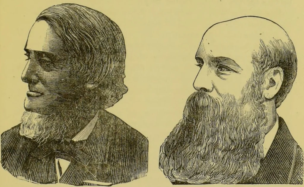 An illustration from The modern self-instructor in phrenology, physiology & physiognomy, or, The people's hand-book of human nature : containing a view of the moral and theological bearing of the science of phrenology / by Gustavus Cohen., 1889, leaf 131