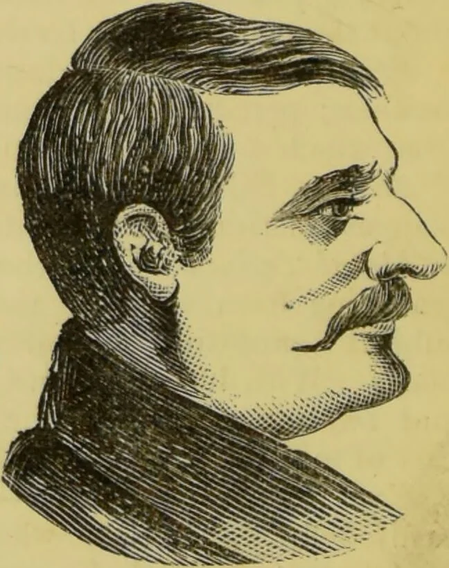 An illustration from The modern self-instructor in phrenology, physiology & physiognomy, or, The people's hand-book of human nature : containing a view of the moral and theological bearing of the science of phrenology / by Gustavus Cohen., 1889, leaf 166