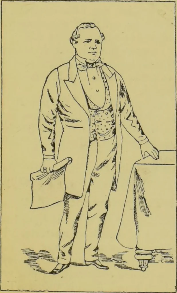 An illustration from The modern self-instructor in phrenology, physiology & physiognomy, or, The people's hand-book of human nature : containing a view of the moral and theological bearing of the science of phrenology / by Gustavus Cohen., 1889, leaf 51