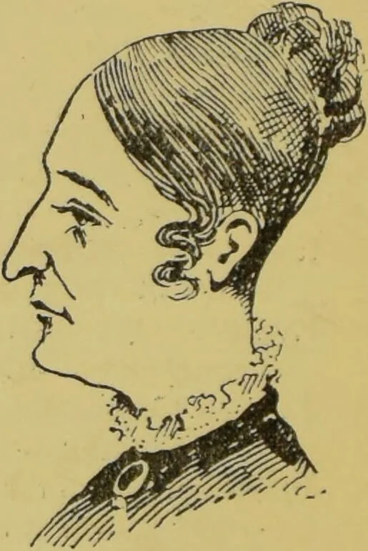 An illustration from The modern self-instructor in phrenology, physiology & physiognomy, or, The people's hand-book of human nature : containing a view of the moral and theological bearing of the science of phrenology / by Gustavus Cohen., 1889, leaf 78