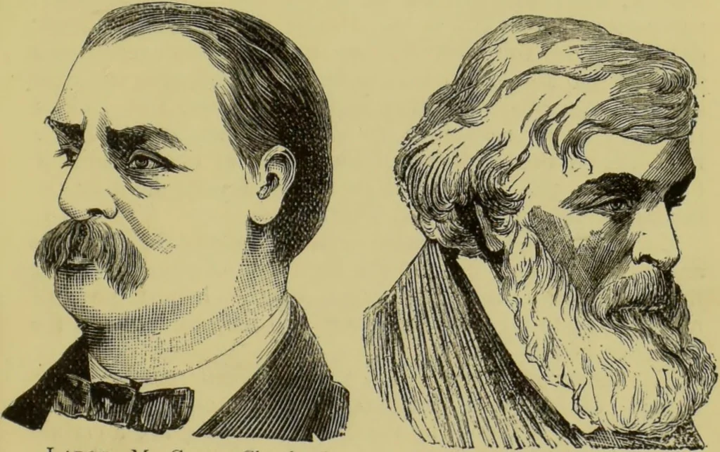 An illustration from The modern self-instructor in phrenology, physiology & physiognomy, or, The people's hand-book of human nature : containing a view of the moral and theological bearing of the science of phrenology / by Gustavus Cohen., 1889, leaf 97