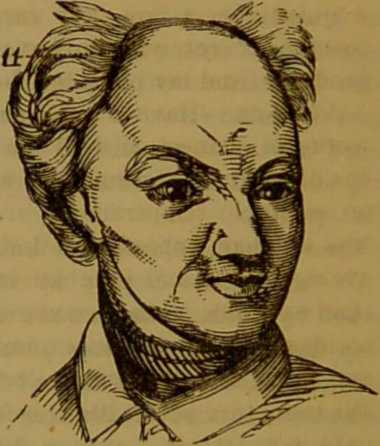 An illustration from Fowler's New illustrated self-instructor in phrenology and physiology : with over one hundred engravings, together with the chart and character of ... as marked by ... / by Lorenzo N. Fowler., 1891, leaf 114