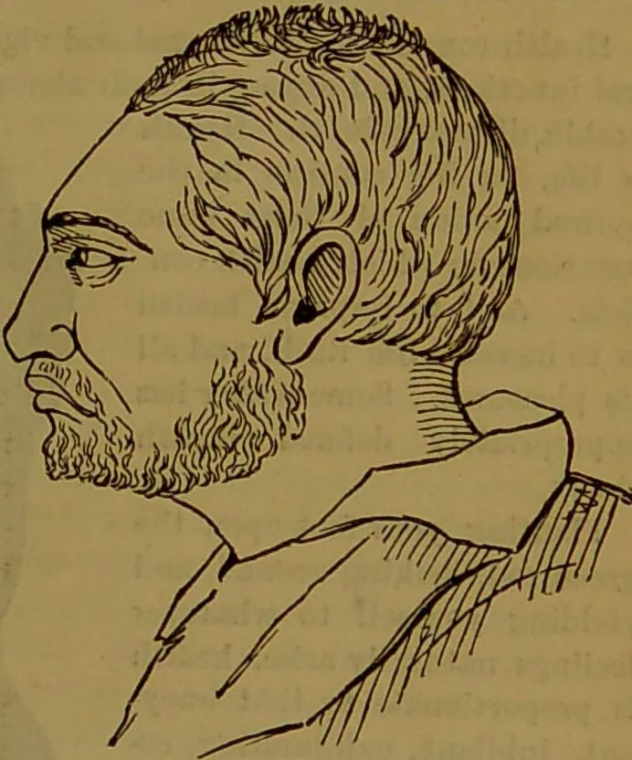 An illustration from Fowler's New illustrated self-instructor in phrenology and physiology : with over one hundred engravings, together with the chart and character of ... as marked by ... / by Lorenzo N. Fowler., 1891, leaf 21