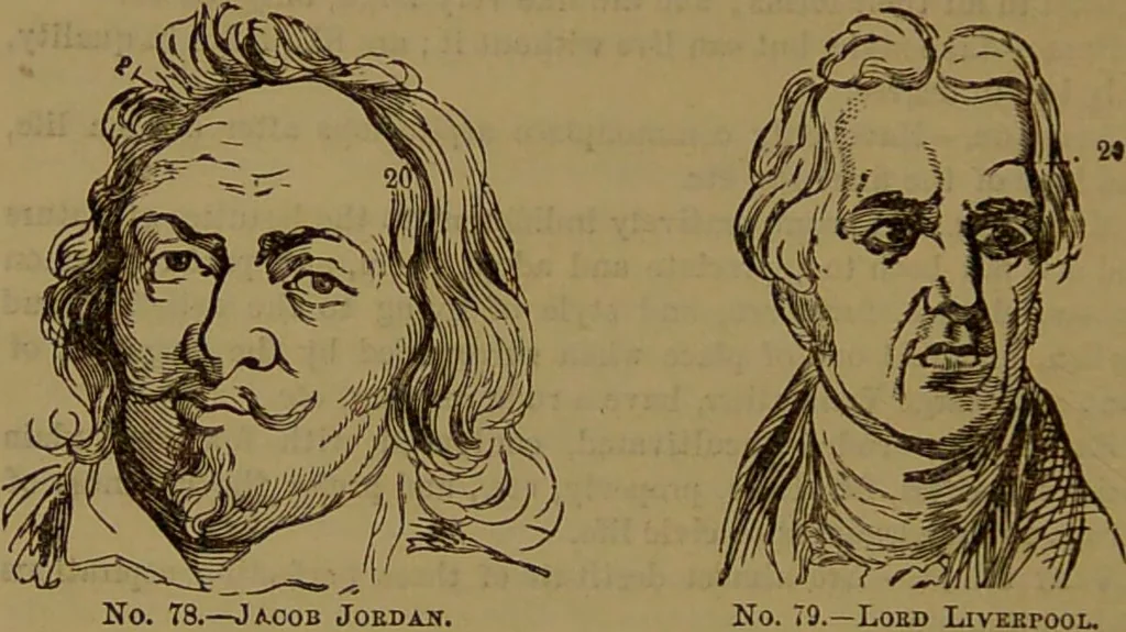 An illustration from Fowler's New illustrated self-instructor in phrenology and physiology : with over one hundred engravings, together with the chart and character of ... as marked by ... / by Lorenzo N. Fowler., 1893, leaf 138