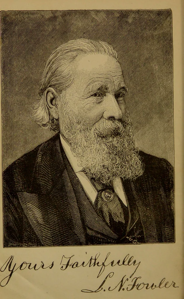 An illustration from Fowler's New illustrated self-instructor in phrenology and physiology : with over one hundred engravings, together with the chart and character of ... as marked by ... / by Lorenzo N. Fowler., 1893, leaf 6