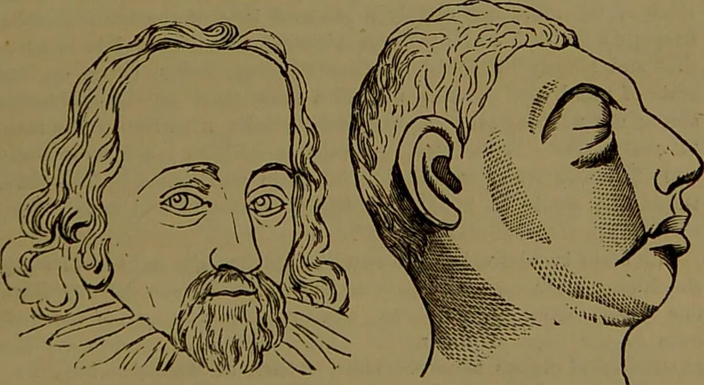 An illustration from Fowler's New illustrated self-instructor in phrenology and physiology : with over one hundred engravings, together with the chart and character of ... as marked by ... / by Lorenzo N. Fowler., 1893, leaf 73