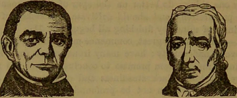 An illustration from Fowler's New illustrated self-instructor in phrenology and physiology : with over one hundred engravings, together with the chart and character of ... as marked by ... / by Lorenzo N. Fowler., 1893, leaf 98