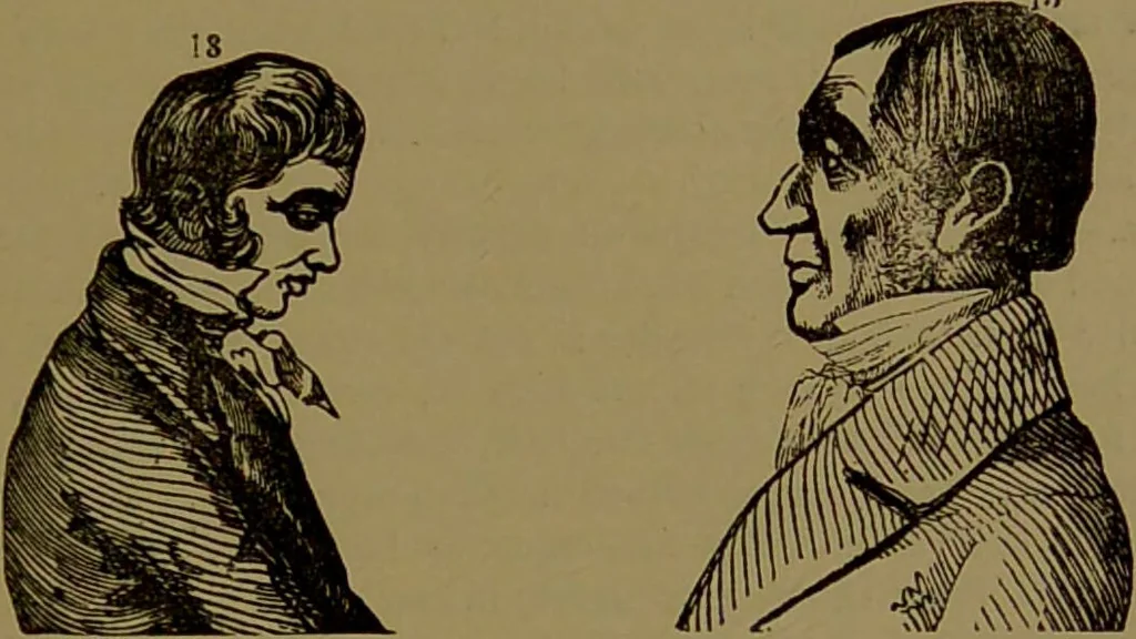 An illustration from Fowler's New illustrated self-instructor in phrenology and physiology : with over one hundred engravings, together with the chart and character of ... as marked by ... / by Lorenzo N. Fowler., 1895, leaf 119