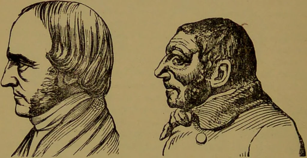 An illustration from Fowler's New illustrated self-instructor in phrenology and physiology : with over one hundred engravings, together with the chart and character of ... as marked by ... / by Lorenzo N. Fowler., 1895, leaf 124